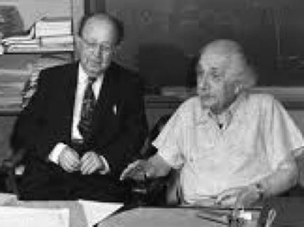 Ginsburg with Einstein