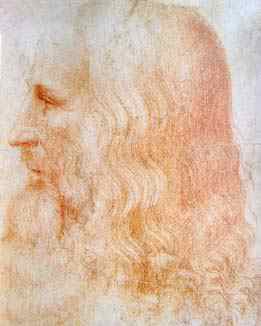 A larger picture of this portrait by Melzi is at this link
  